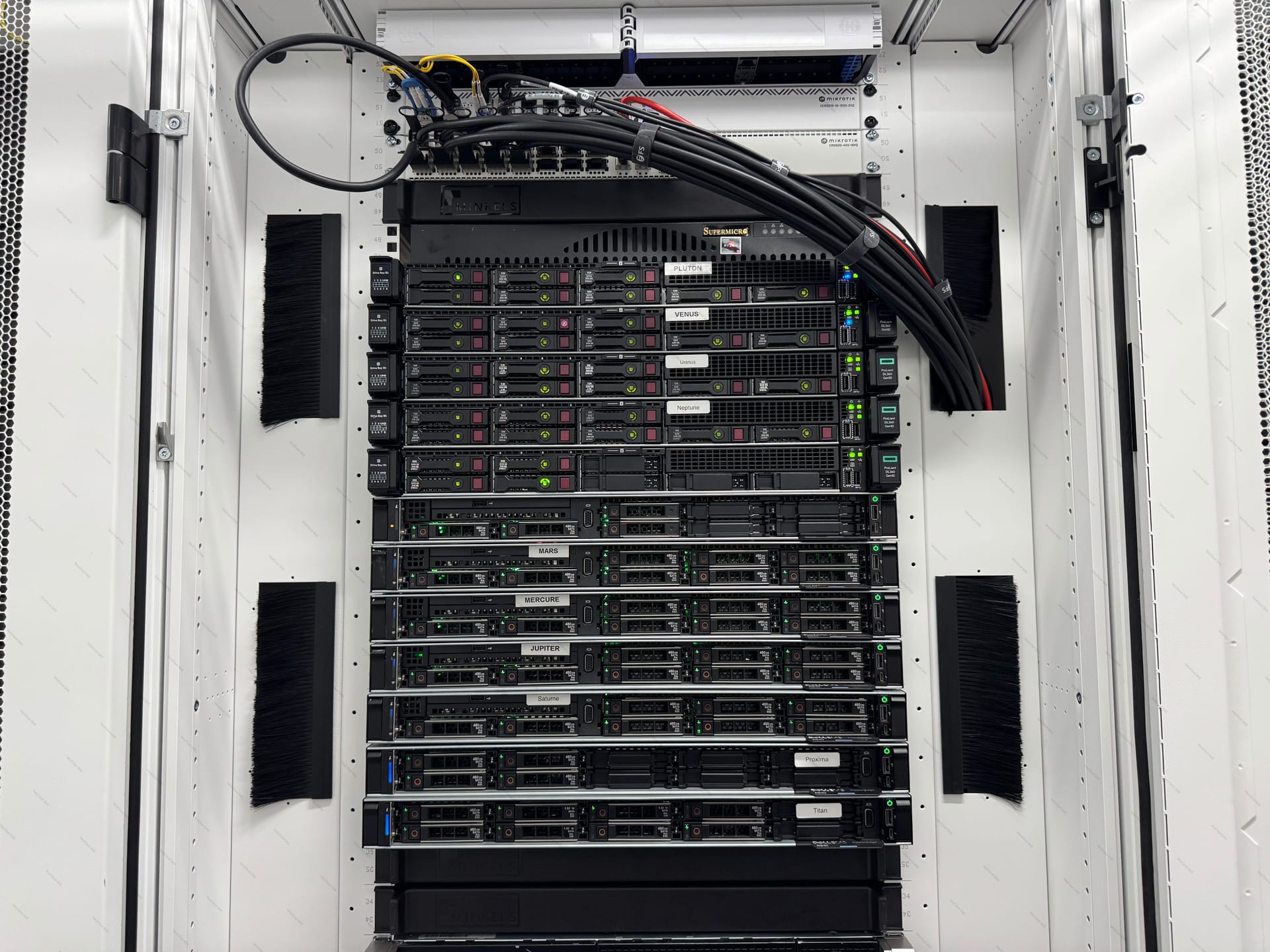 Our rack at Telehouse 3